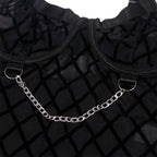 SUBBLIME - 954260 BODY WITH CHAINS + GARTER BELT BLACK S/M - Amore24