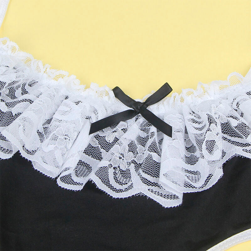 SUBBLIME - 954307 SEXY MAID COSTUME BLACK/WHITE S/M - Amore24