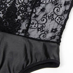 SUBBLIME - 954383 SEXY BODY WITH GARTER BELT BLACK S/M - Amore24
