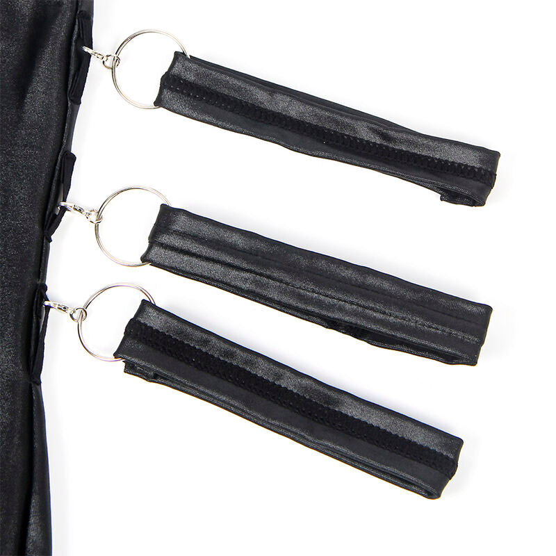 SUBBLIME - 954413 LEATHER BONDAGE BODY BLACK L/XL - Amore24