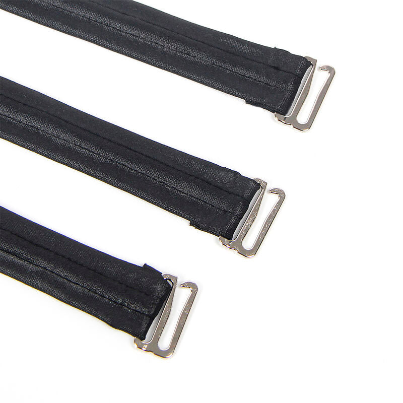 SUBBLIME - 954413 LEATHER BONDAGE BODY BLACK L/XL - Amore24