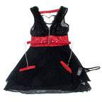 SUBBLIME - 954420 LACE BONDAGE DRESS BLACK S/M - Amore24