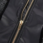 SUBBLIME - 954451 SEXY MESH DRESS LEATHER BLACK L/XL - Amore24
