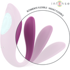 INTENSE - ANNIE U-SHAPED VIBRATOR AND STIMULATOR PURPLE REMOTE CONTROL - Amore24