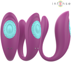 INTENSE - ANNIE U-SHAPED VIBRATOR AND STIMULATOR PURPLE REMOTE CONTROL - Amore24