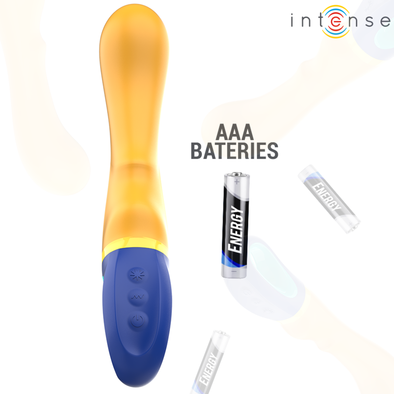 INTENSE - SHAGGY G-SPOT VIBRATOR YELLOW - Amore24