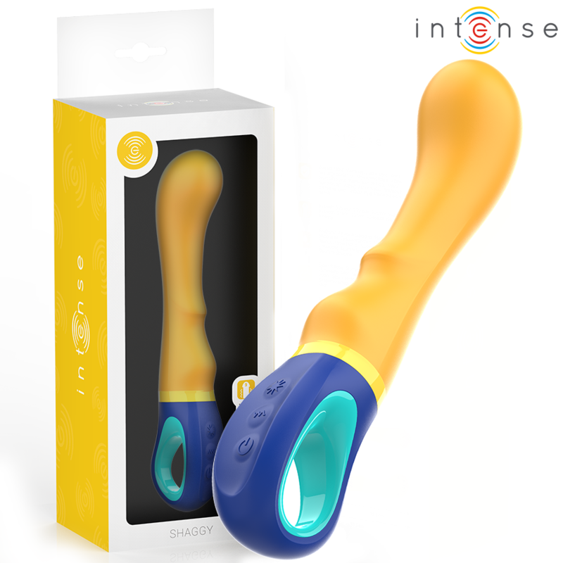 INTENSE - SHAGGY G-SPOT VIBRATOR YELLOW - Amore24