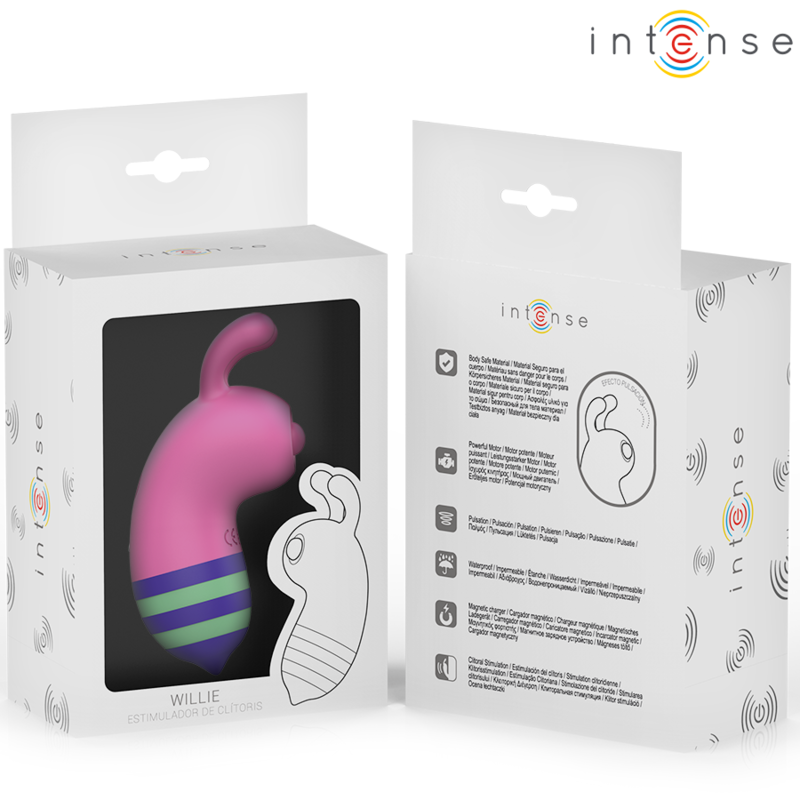 INTENSE - WILLIE STIMULATOR BEE PINK/GREEN - Amore24