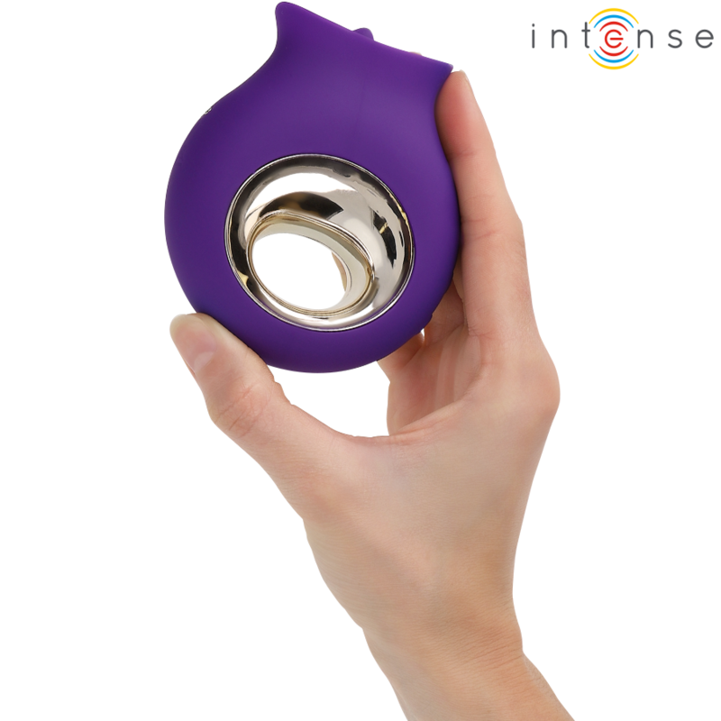 INTENSE - TULI CLITORIS STIMULATOR 9 VIBRATIONS & 9 OSCILLATIONS PURPLE - Amore24