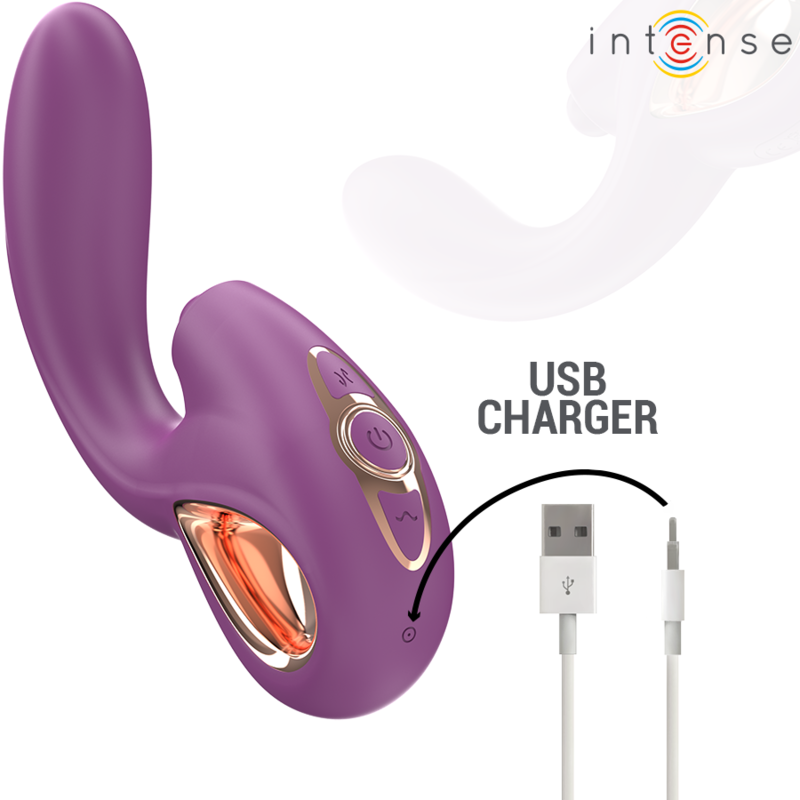 INTENSE - LALI MULTIFUNCTION G-SPOT VIBRATOR TAPPING & THRUST & VIBRATION PURPLE - Amore24