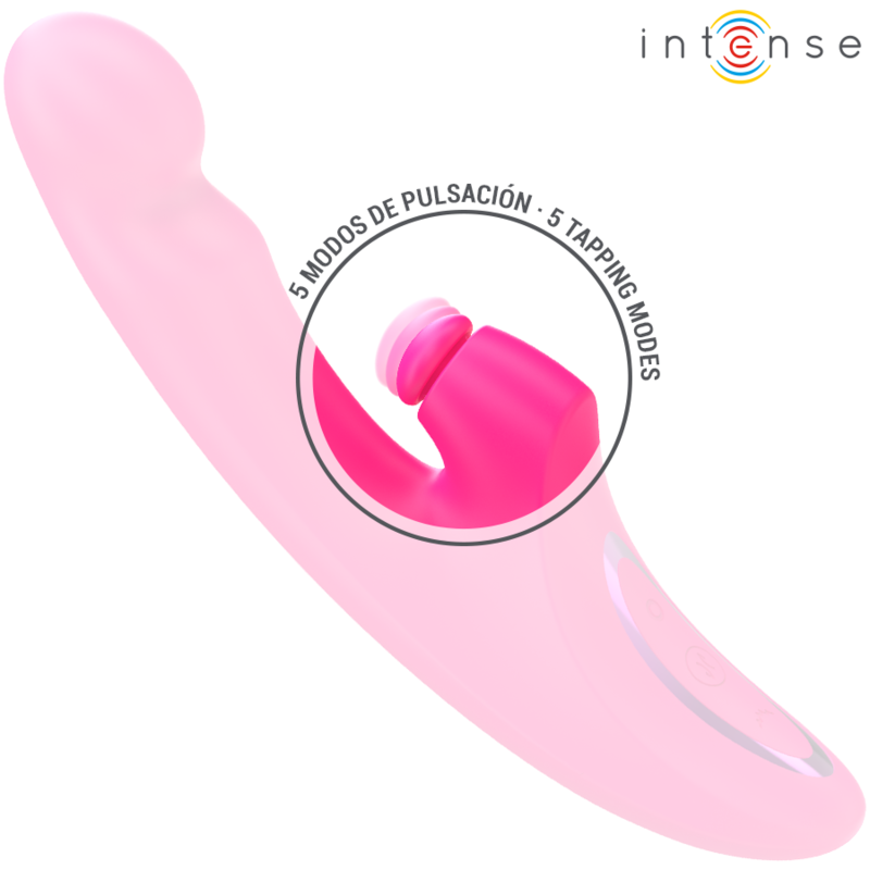 INTENSE - EMI VIBRATOR 13.5 CM MULTIFUNCTION 3 IN 1 10 VIBRATIONS PINK - Amore24