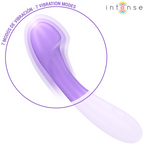 INTENSE - BECKY VIBRATOR 19 CM HEATABLE 7 VIBRATIONS PURPLE - Amore24