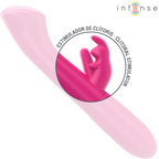 INTENSE - JULIETA RABBIT VIBRATOR 18.6 CM 10 VIBRATIONS PINK - Amore24