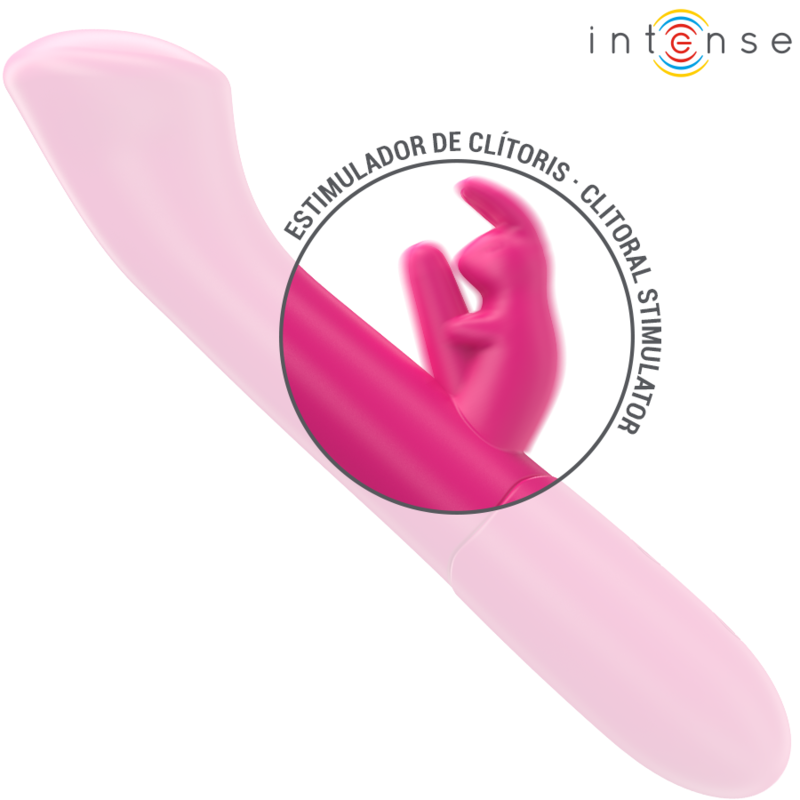 INTENSE - JULIETA RABBIT VIBRATOR 18.6 CM 10 VIBRATIONS PINK - Amore24