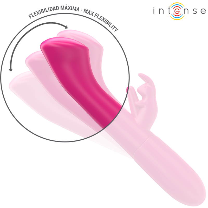 INTENSE - JULIETA RABBIT VIBRATOR 18.6 CM 10 VIBRATIONS PINK - Amore24