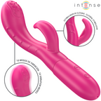 INTENSE - AMARA VIBRATOR WITH STIMULATING TONGUE 10 VIBRATIONS PINK - Amore24