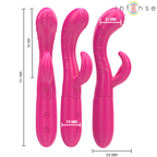 INTENSE - AMARA VIBRATOR WITH STIMULATING TONGUE 10 VIBRATIONS PINK - Amore24