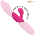 INTENSE - IVY FLEXIBLE VIBRATOR 10 VIBRATIONS WITH STIMULATING TONGUE PINK - Amore24