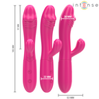 INTENSE - IVY FLEXIBLE VIBRATOR 10 VIBRATIONS WITH STIMULATING TONGUE PINK - Amore24