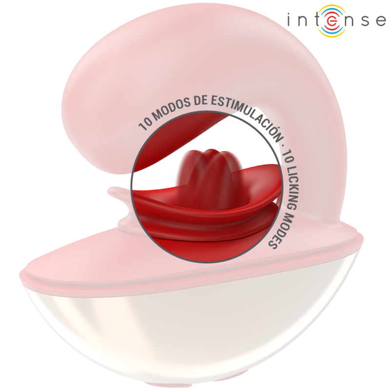 INTENSE - MARIAH VIBRATOR & STIMULATOR IN U SHAPE 10 VIBRATIONS RED - Amore24