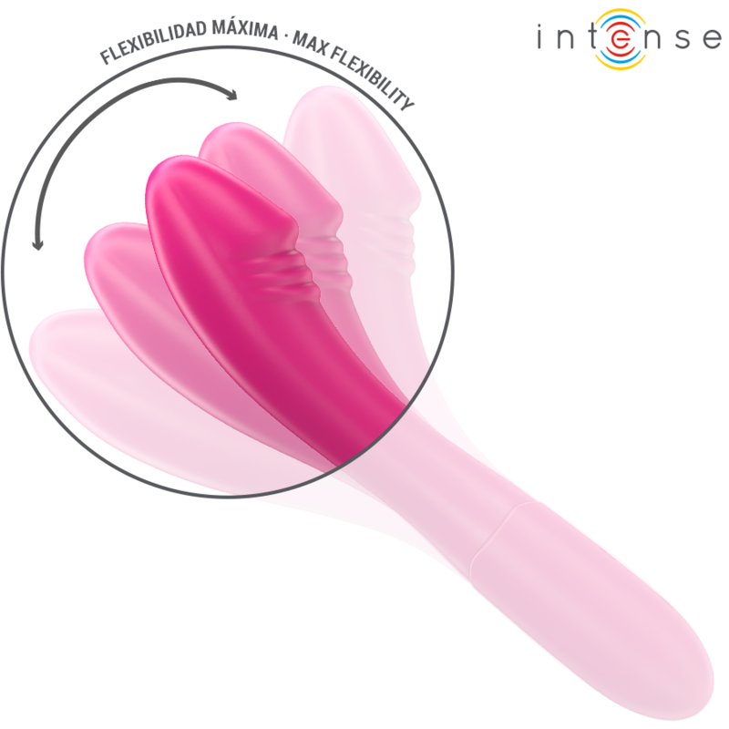 INTENSE - BELINDA VIBRATOR 19 CM FLEXIBLE 10 VIBRATIONS PINK - Amore24