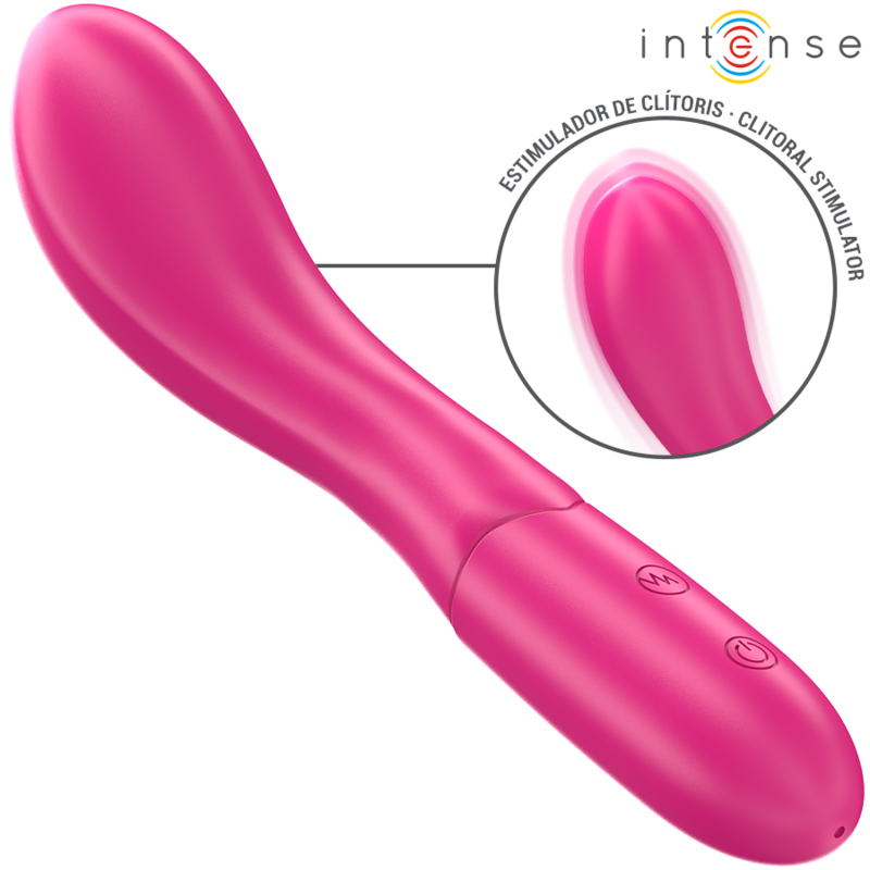 INTENSE - LISETTE VIBRATOR 19 CM FLEXIBLE 10 VIBRATIONS PINK - Amore24