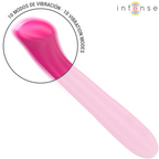 INTENSE - PATY VIBRATOR 19 CM FLEXIBLE 10 VIBRATIONS MODEL 2 PINK - Amore24
