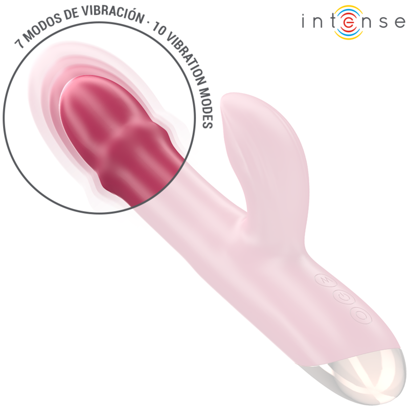 INTENSE - CHLOE MULTIFUNCTION VIBRATOR 3 IN 1 RED - Amore24