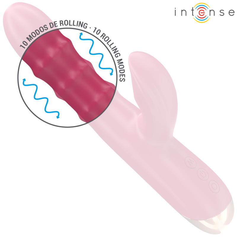 INTENSE - CHLOE MULTIFUNCTION VIBRATOR 3 IN 1 RED - Amore24