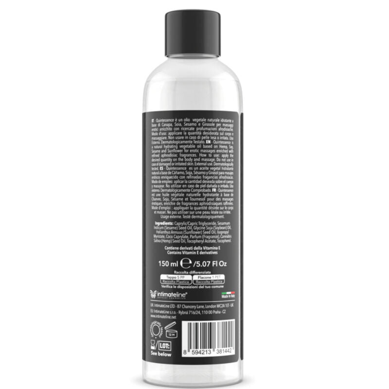 INTIMATELINE LUXURIA - MASSAGE OIL SUGAR CLOUD 150 ML - Amore24
