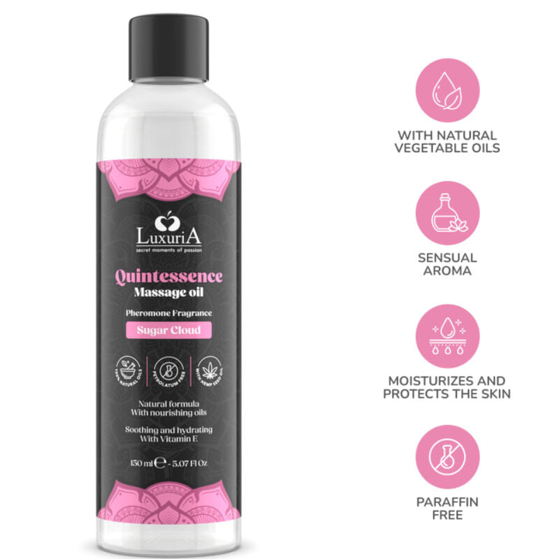 INTIMATELINE LUXURIA - MASSAGE OIL SUGAR CLOUD 150 ML - Amore24