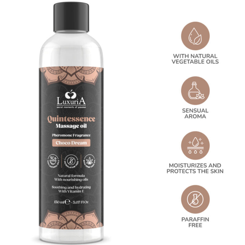 INTIMATELINE LUXURIA - MASSAGE OIL CHOCOLATE 150 ML - Amore24