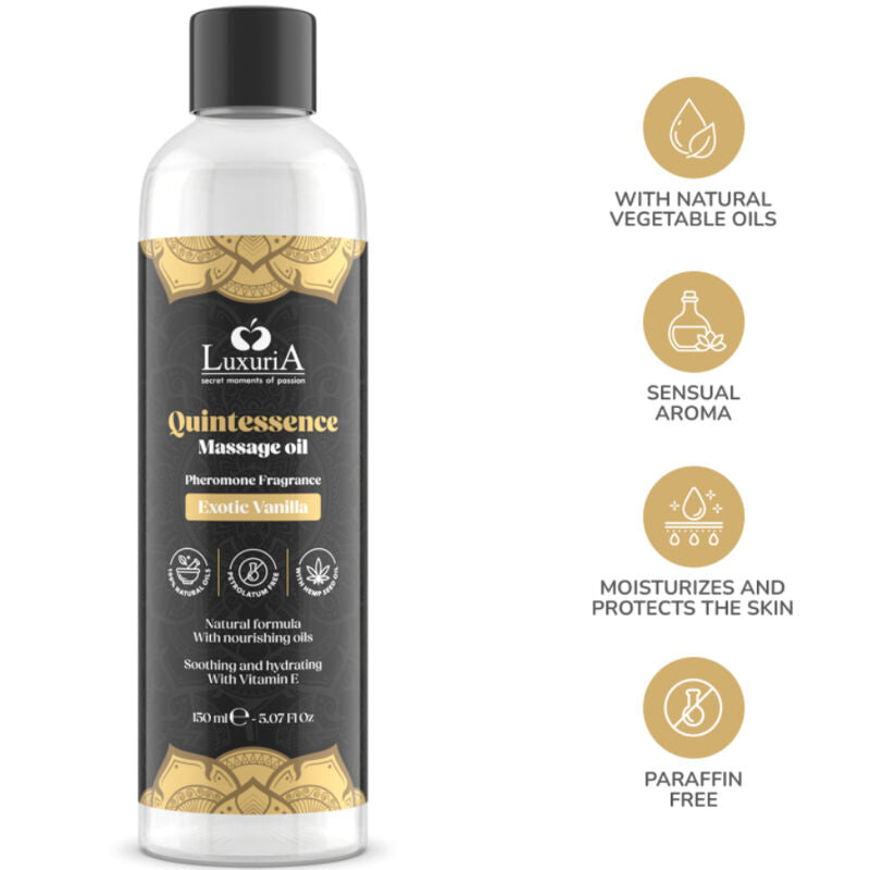 INTIMATELINE LUXURIA - ACEITE DE MASAJES VAINILLA EXOTIC 150 ML - Amore24