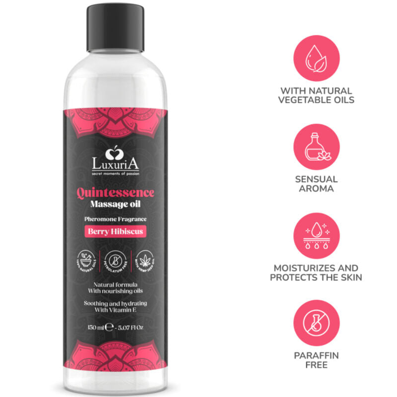 INTIMATELINE LUXURIA - MASSAGE OIL BERRY 150 ML - Amore24