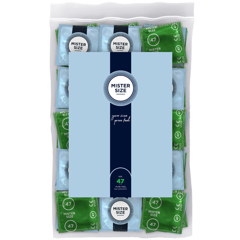 MISTER SIZE - CONDOM SIZE XS 47 MM (100 UNITS) - Amore24