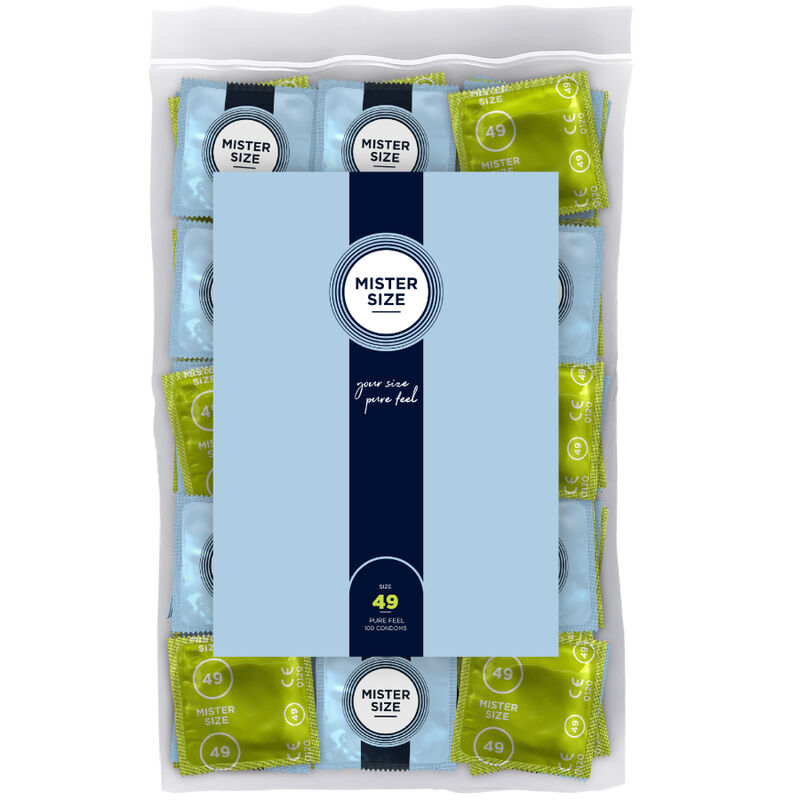 MISTER SIZE - CONDOM SIZE S 49 MM (100 UNITS) - Amore24