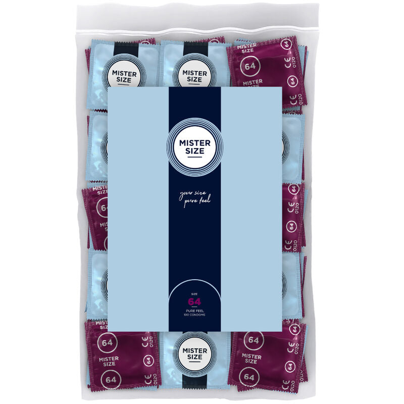 MISTER SIZE - CONDOMS SIZE XXL 64 MM (100 UNITS) - Amore24