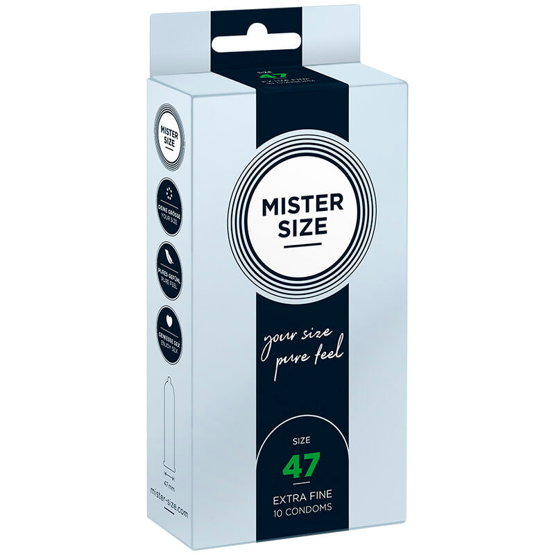 MISTER SIZE - CONDOMS SIZE XS 47 MM (10 UNITS) - Amore24