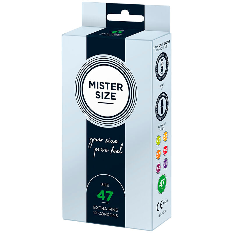 MISTER SIZE - CONDOMS SIZE XS 47 MM (10 UNITS) - Amore24