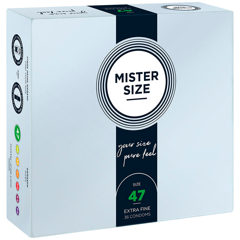 MISTER SIZE - CONDOMS SIZE XS 47 MM (36 UNITS) - Amore24