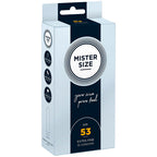 MISTER SIZE - CONDOM SIZE M 53 MM (10 UNITS) - Amore24