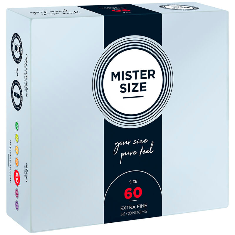 MISTER SIZE - CONDOM SIZE XL 60 MM (36 UNITS) - Amore24