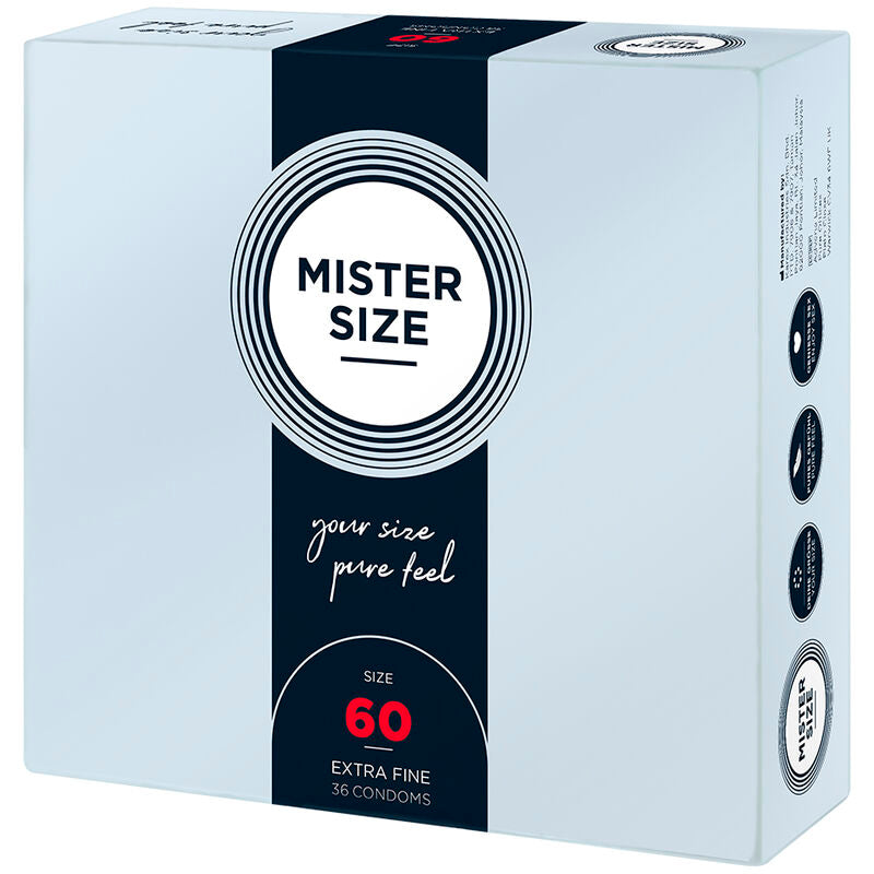 MISTER SIZE - CONDOM SIZE XL 60 MM (36 UNITS) - Amore24