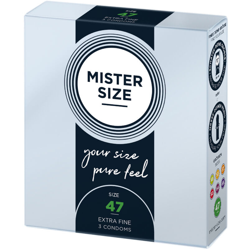 MISTER SIZE - CONDOMS SIZE XS 47 MM (3 UNITS) - Amore24