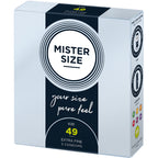 MISTER SIZE - CONDOM SIZE S 49 MM (3 UNITS) - Amore24