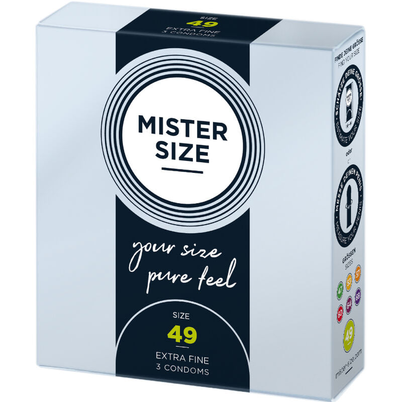 MISTER SIZE - CONDOM SIZE S 49 MM (3 UNITS) - Amore24