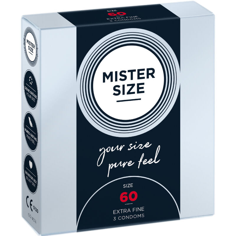 MISTER SIZE - CONDOM SIZE XL 60 MM (3 UNITS) - Amore24