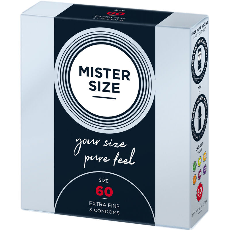 MISTER SIZE - CONDOM SIZE XL 60 MM (3 UNITS) - Amore24