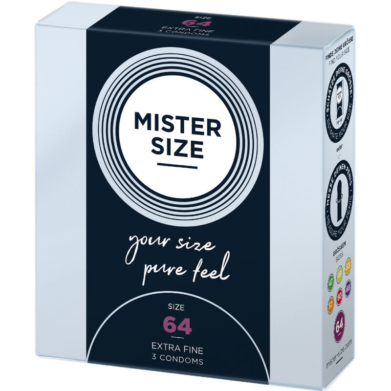 MISTER SIZE - CONDOMS SIZE XXL 64 MM (3 UNITS) - Amore24