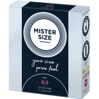 MISTER SIZE - CONDOMS SIZE XXL 64 MM (3 UNITS) - Amore24